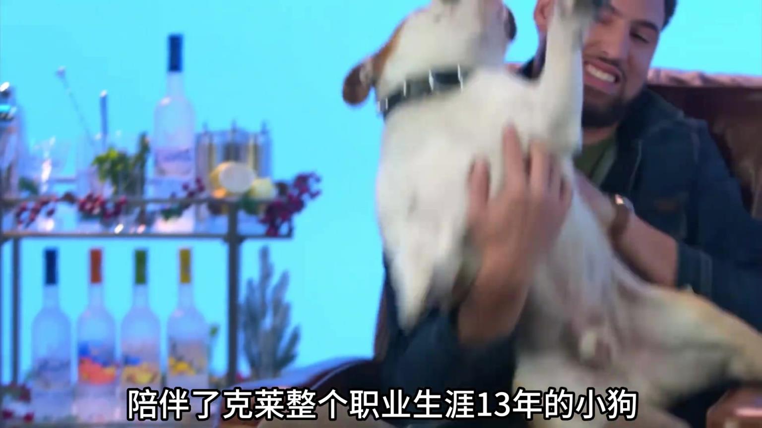 陪伴克萊13年的小狗去世了，不敢相信克萊得多么傷心